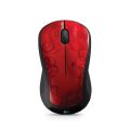 Logitech Cordless M310 Red Tendrils