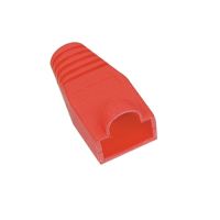 Netzwerkstecker Knickschutz rot