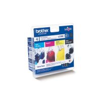 Brother Multipack LC-980 schwarz, rot, gelb u. blau