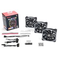 Enermax SquA RGB 3er Pack inkl. RGB Steuerung 120mm LED