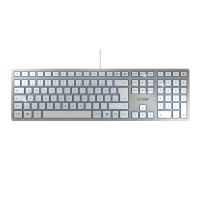 Cherry CHERRY KC 6000 SLIM silber, laserbeschriftet, USB