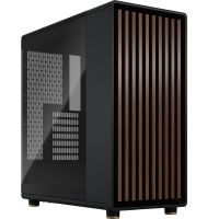 Fractal Design North Charcoal Black TG Dark, Midi-Tower - Staubf