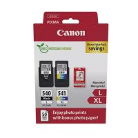 Canon PG 540L  / CL-541XL 2er-Set + Papier Multipack Photo Value