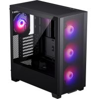 Phanteks XT Pro Ultra Satin Black, schwarz, Glasfenster, Midi-To