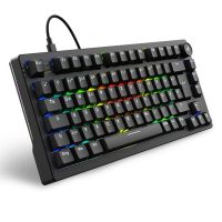 Sharkoon Skiller SGK25, schwarz - Tastatur - RGB, Huano RED, USB