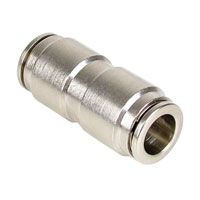AlphaCool Plugin Verbinder fr 10mm Schluche vernickelt