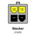 Kabel Delock Verlngerungskabel P4 4 Pin Stecker auf P4 4 Pin Bu