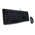 Logitech Desktop MK120 Tastatur-Maus Set, kabelgebunden