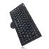 KeySonic KSK-5210RF Mini Funk Tastatur mit Trackball schwarz