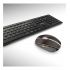 Cherry DW 9100 SLIM - Tastatur-und-Maus-Set - kabellos schwarz /