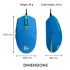 Logitech G203 LIGHTSYNC Gaming Mouse - optisch, kabelgebunden, b