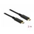 Kabel Delock USB3.1 Gen.1 Type C Stecker auf Type C Stecker 2m