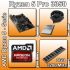 AMD Aufrüstset Ryzen 5 Pro 3350G, B550, 8GB 3200 MHz RAM, AMD Ra