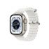 Apple Watch Ultra 4G , 49mm Titanium, Ocean Armband weiß