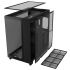 NZXT H9 Flow Black - Midi-Tower schwarz, Glasfenster