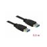 Kabel Delock USB3.0 Typ-A Stecker > USB 3.0 Typ-A Stecker, 0,5m 