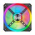 Corsair QL Series QL120 RGB, 120mm, schwarz (3er-Pack, inkl. LED