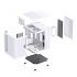 Jonsbo TK-1 2.0 Micro-ATX Geh�use Tempered Glass - wei�