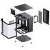 Jonsbo TK-1 2.0 Micro-ATX Geh�use Tempered Glass - schwarz