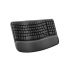 Logitech Wave Keys for Business - ergonomisch - kabellos / Bluet
