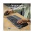 Logitech Wave Keys for Business - ergonomisch - kabellos / Bluet