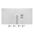 LG UltraFine 27UP650K-W, 4K, 27 Zoll