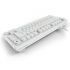 Sharkoon Skiller SGK25, wei� - Tastatur - RGB, Huano RED, USB