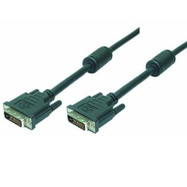 Kabel DVI-D Stecker auf DVI-D Stecker 24+1 Dual Link 2m schwarz