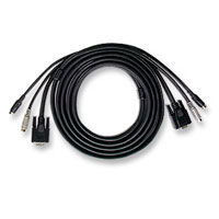 Kabel Manhattan 3-in-1 fr KVM Umschalter 3m