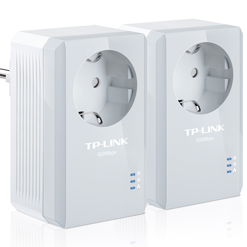 TP-Link TL-PA4010PKIT 500MBit + LAN + Steckdose Powerline KIT