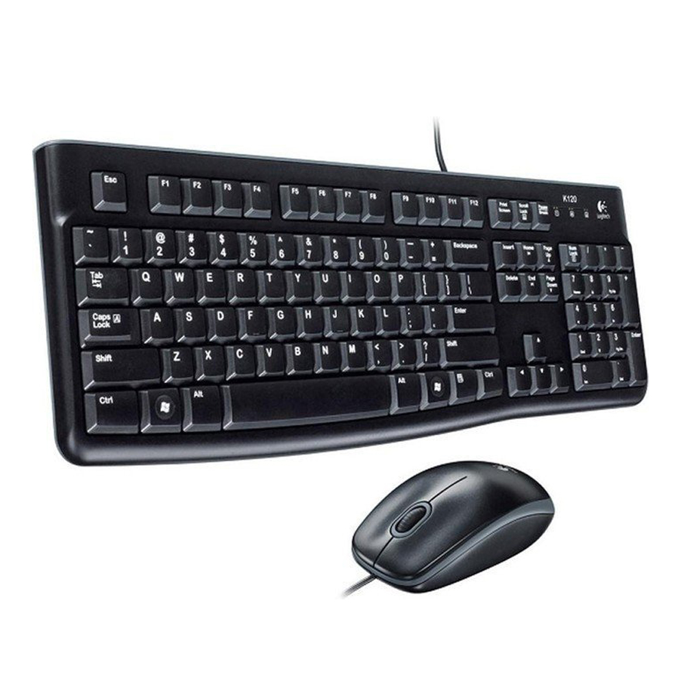 Logitech Desktop MK120 Tastatur-Maus Set, kabelgebunden