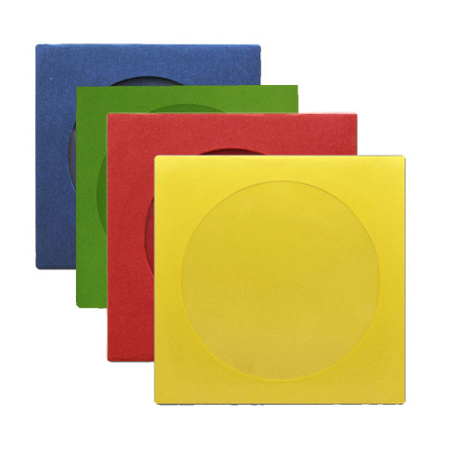 MediaRange CD/DVD Papierhllen farbig 100 Stck