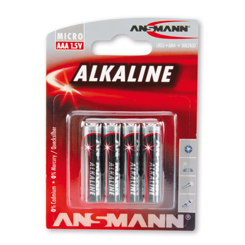 Ansmann Alkaline Red AAA 4 St�ck