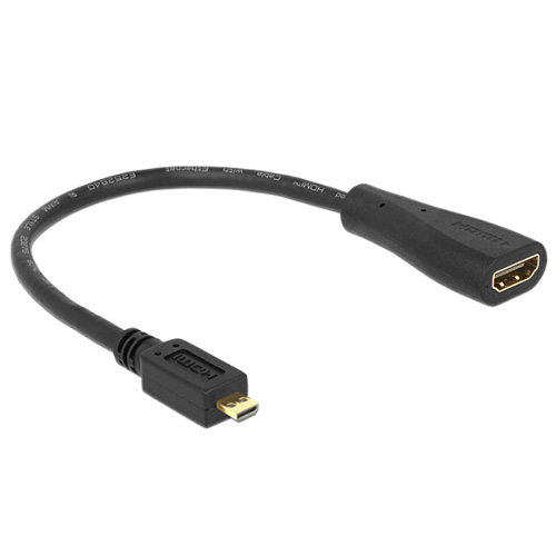 DeLOCK High Speed HDMI Micro zu HDMI A Buchse