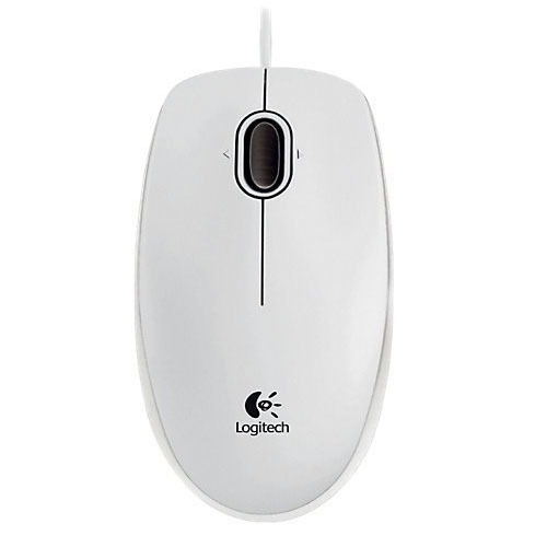 Logitech Maus B100 Optical Mouse USB wei�