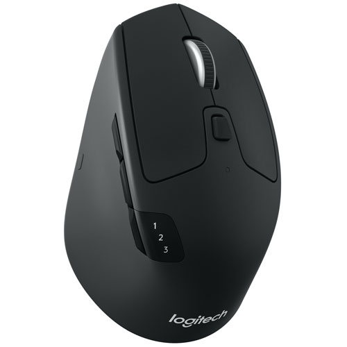 Logitech M720 Triathlon Maus, Bluetooth & Unifying, schwarz