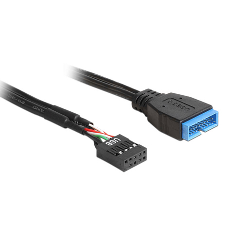 Kabel DeLock USB 2.0 Pin Header Buchse > USB 3.0 Pin Header Stec