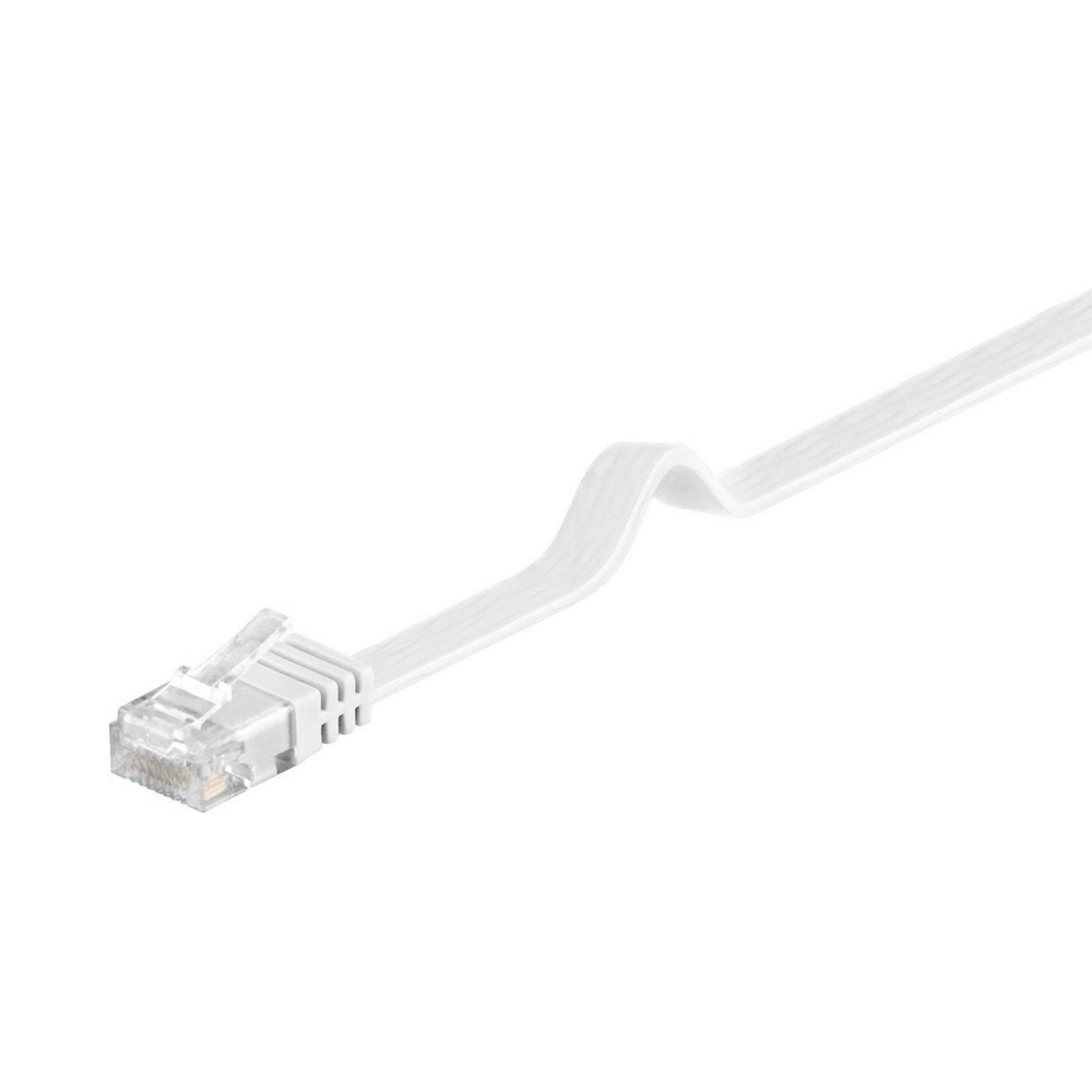 goobay Patchkabel RJ45 Cat 5e Flachband 10m