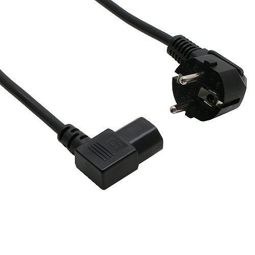 Kabel Netzteil Stromkabel - Kaltger�testecker 2,8 m links abgewi