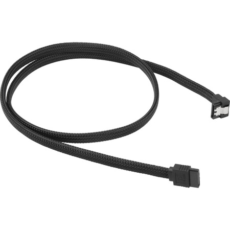 Kabel Sharkoon SATA gewinkelt, sleeve 100 cm