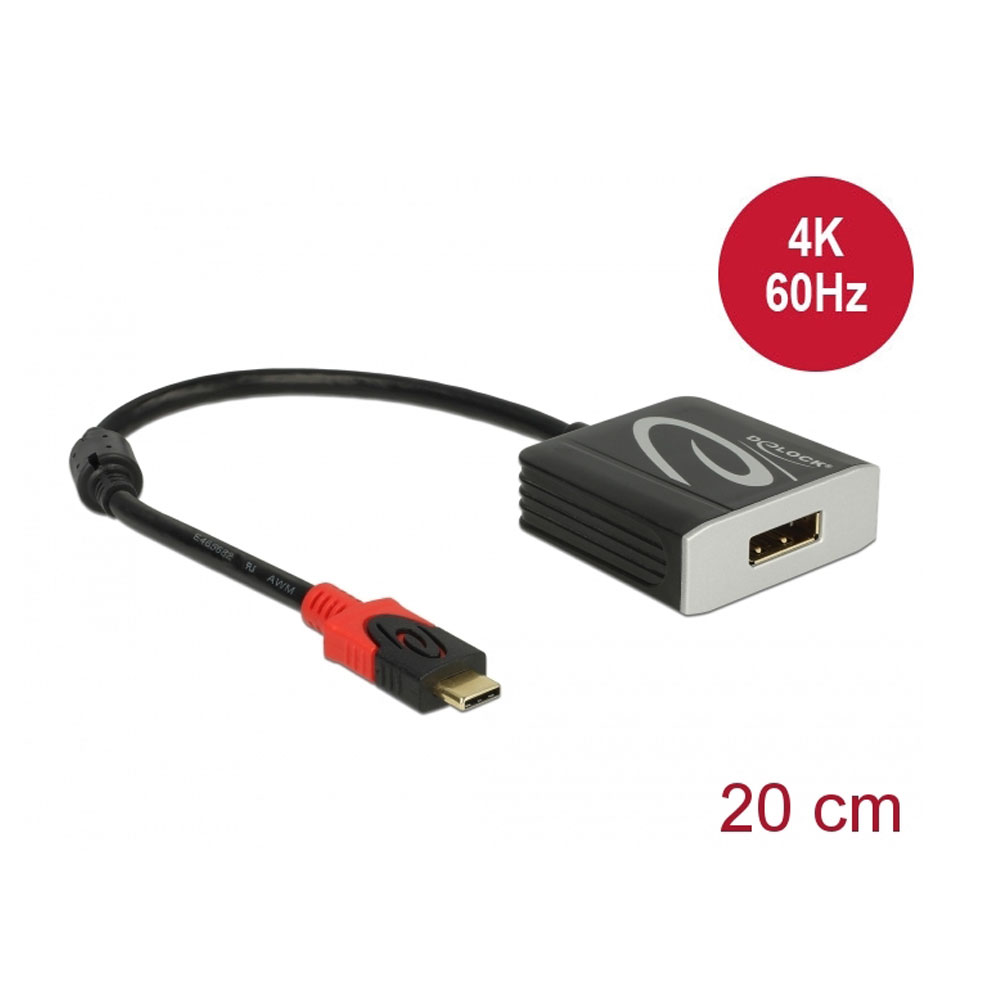 Delock Adapter USB Type-C� Stecker > Displayport Buchse (DP Alt 
