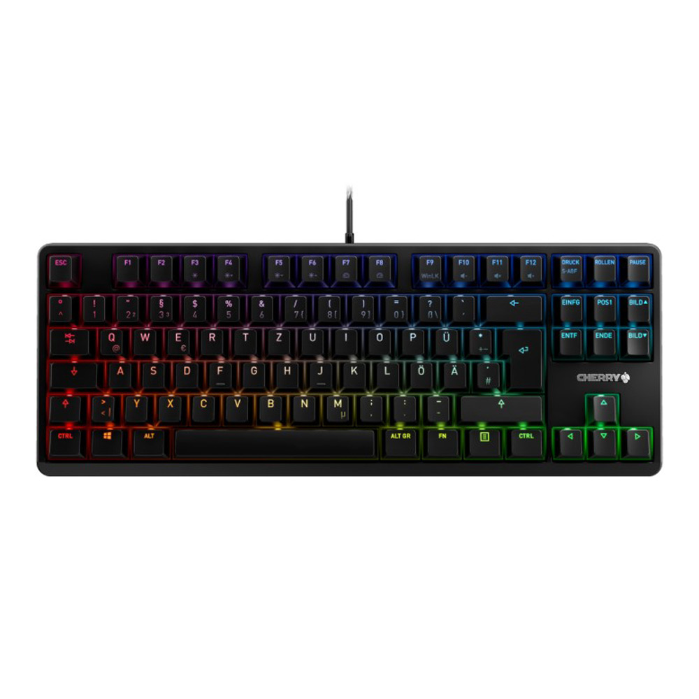 Cherry G80-3000N RGB TKL, mechanische Tastatur schwarz -MX SILEN
