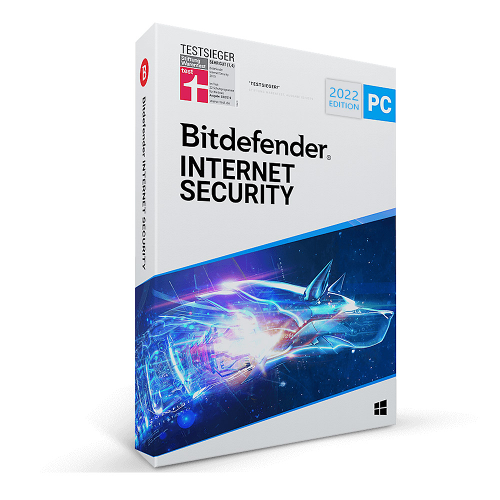Bitdefender Internet Security 5 User, 18 Monate, mini BOX