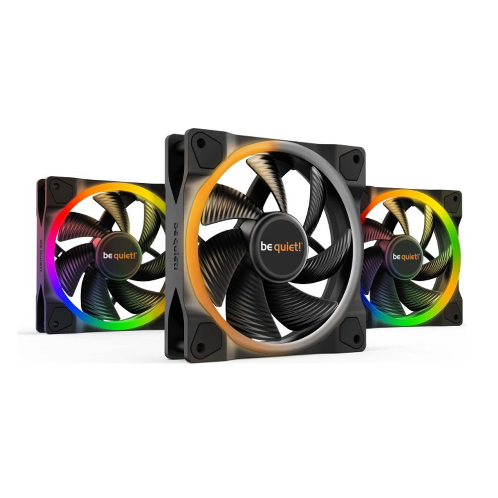 Be Quiet! L�fter Light Wings 120mm - PWM - 3er Pack mit ARGB-Hub