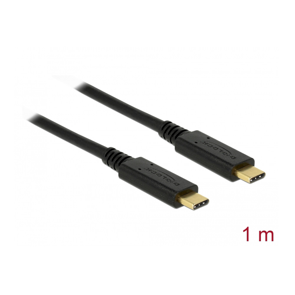 Kabel Delock USB3.1 Gen.2 Type C Stecker auf Type C Stecker 1m