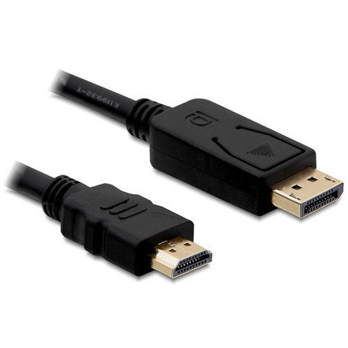 Kabel Delock DisplayPort 1.2 Stecker > High Speed HDMI-A Stecker