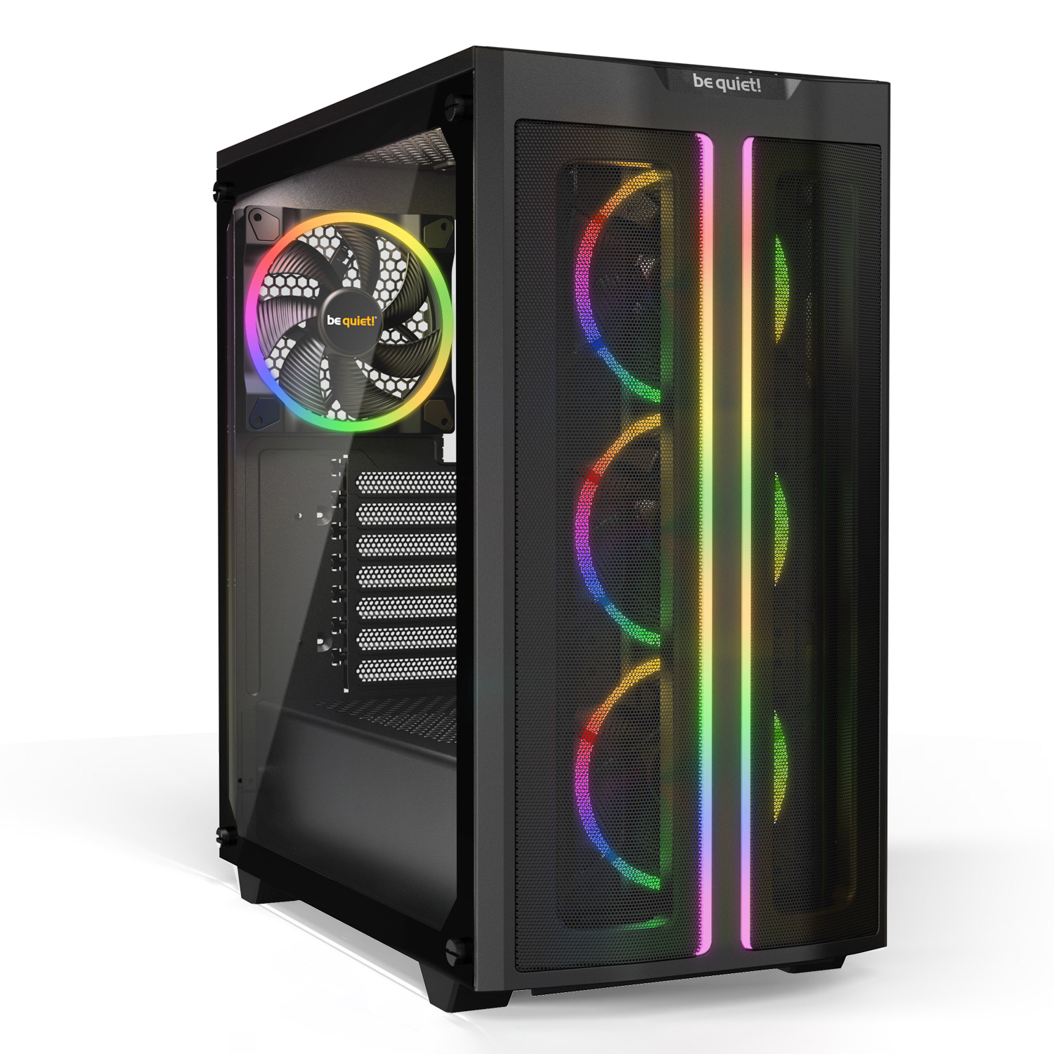 be quiet! Pure Base 500FX schwarz - Glasfenster - RGB Beleuchtun