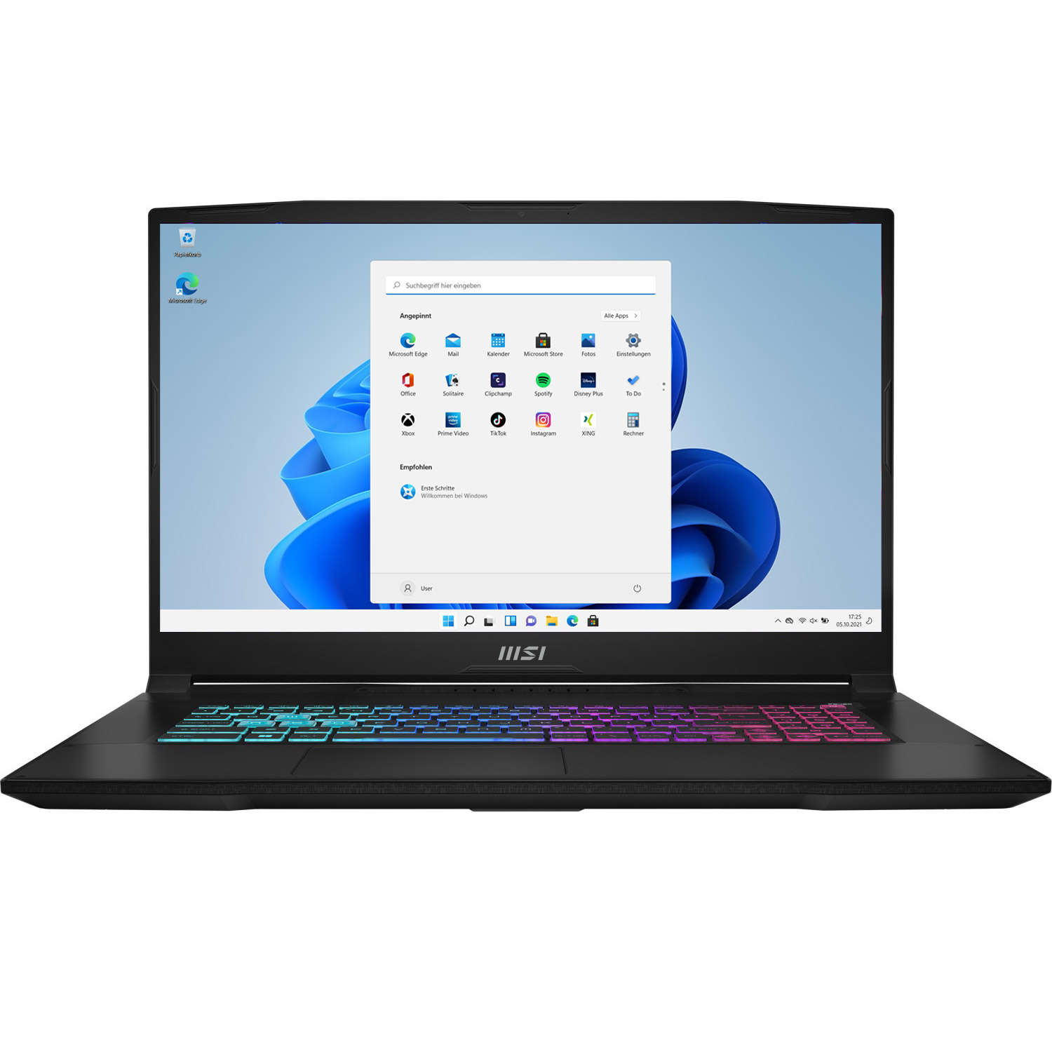 MSI Katana 17 Intel i7-13620H - 64GB - 4TB SSD - RTX 4060 - WIN1