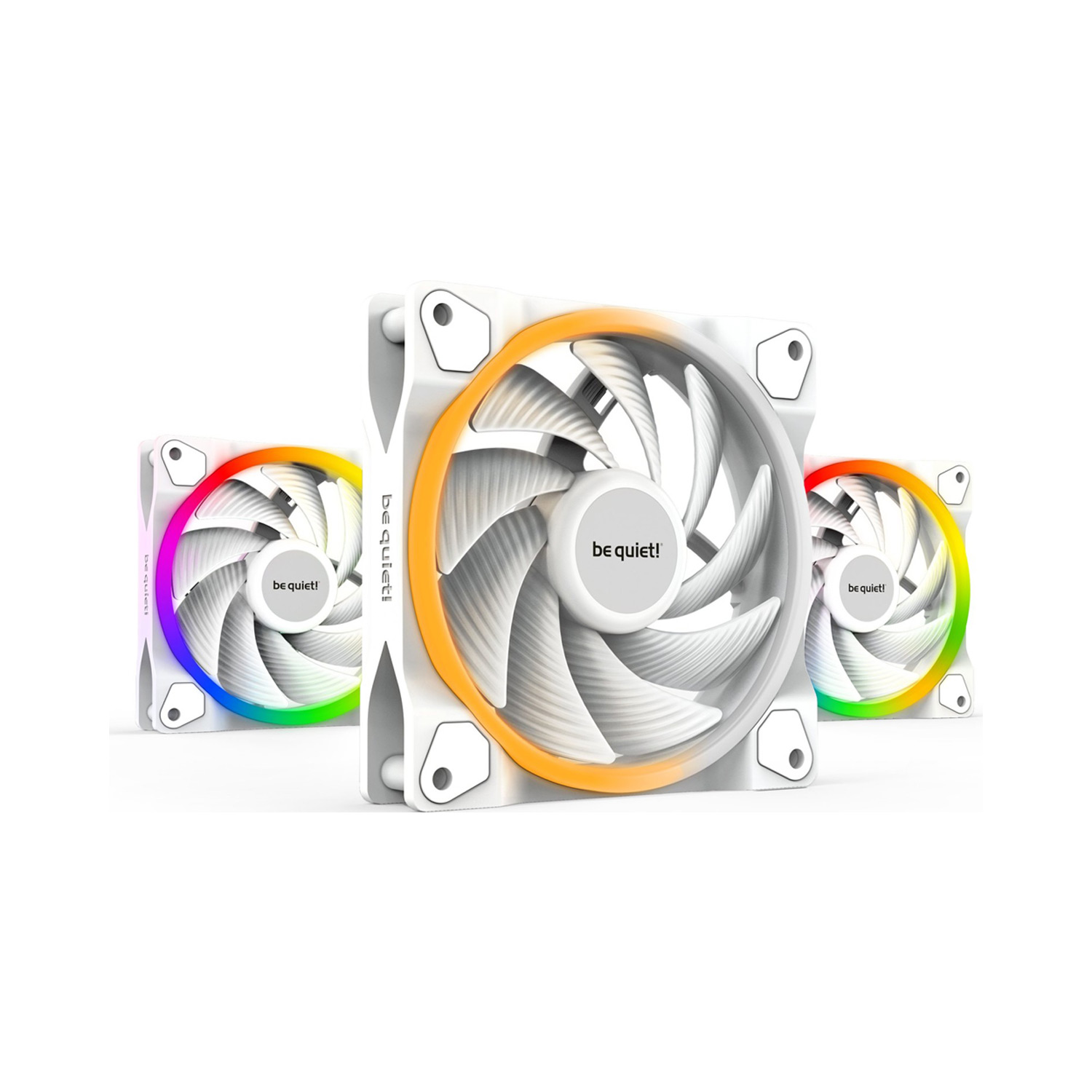 Be Quiet! L�fter Light Wings 120mm, High Speed, wei� - PWM - 3er