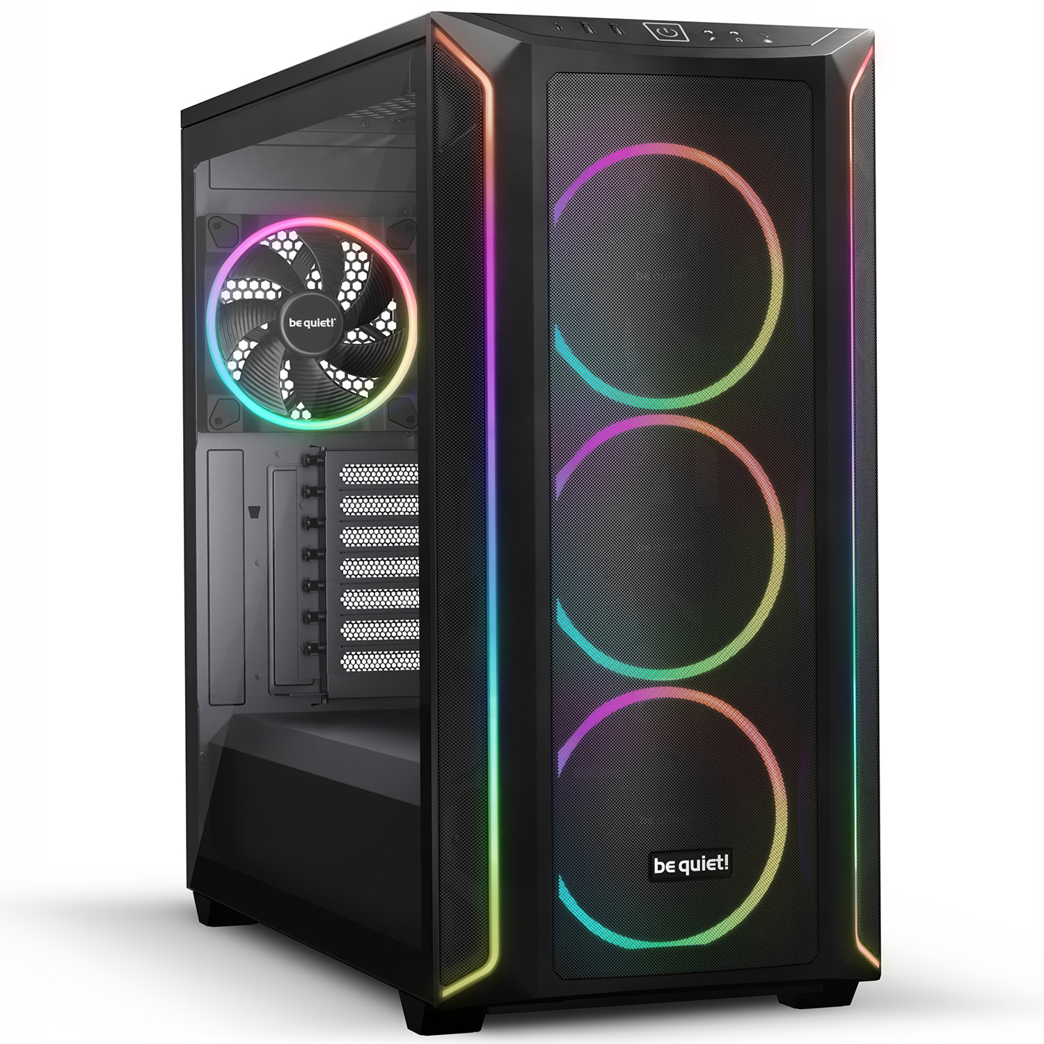 be quiet! Shadow Base 800 FX schwarz - Glasfenster - schallged�m